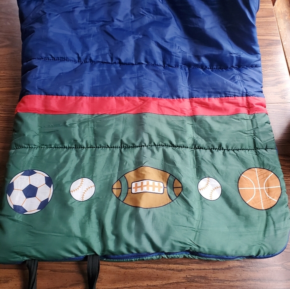 Sports Balls Logos Sleeping/Camping Bag -Kids - Picture 3 of 7